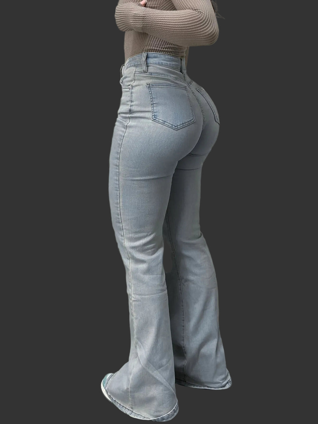 Gino high-waist flared jeans